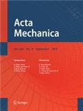 Acta Mechanica《力学学报》