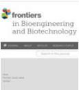 Frontiers in Bioengineering and Biotechnology《生物工程与生物技术前沿》