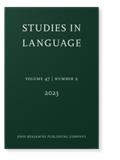 Studies in Language《语言研究》