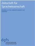 Zeitschrift fur Sprachwissenschaft《语言学杂志》